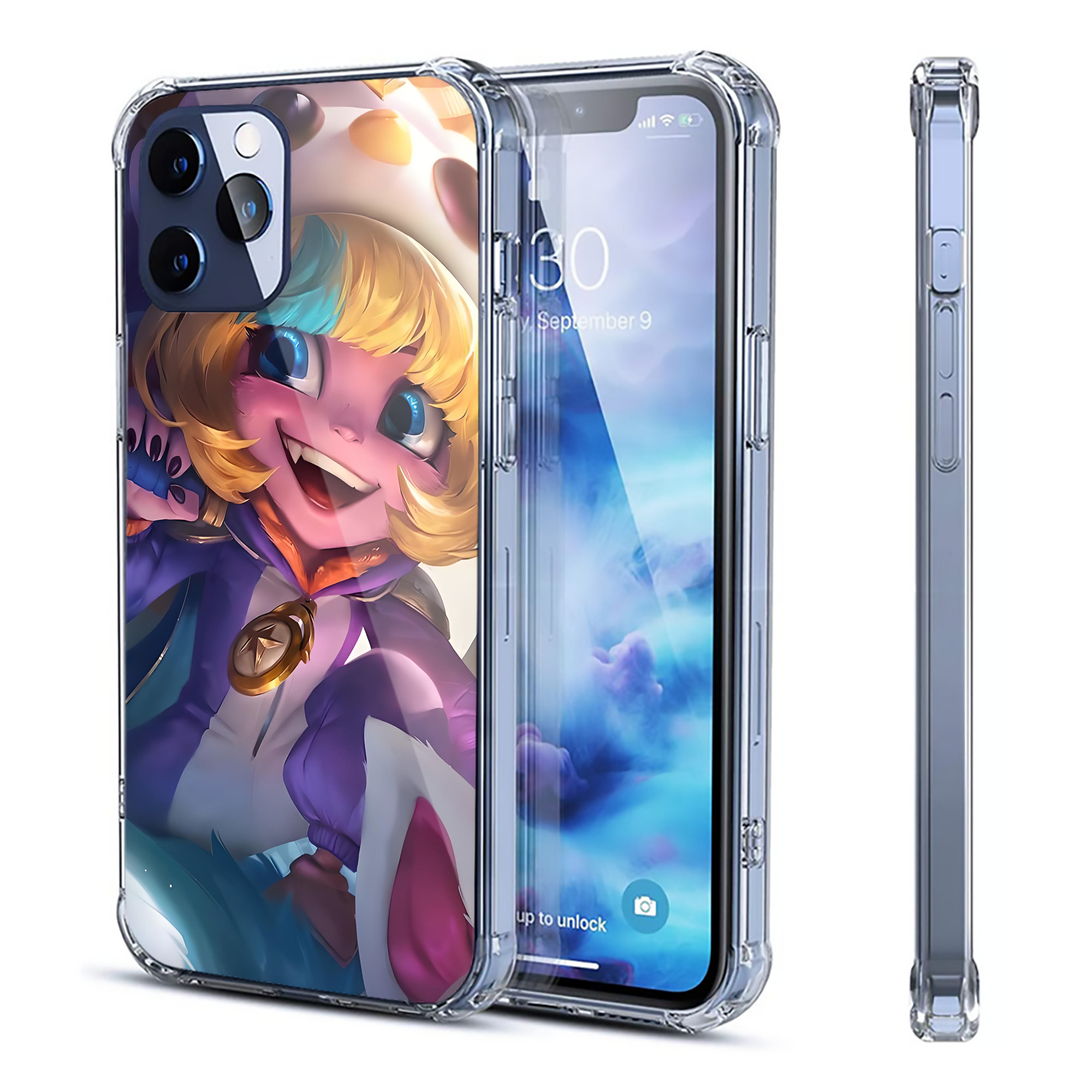 リーグ・オブ・レジェンド League of Legends LOL 【iPhone 12シリーズ対応】透明スマホケース（クリアソフトケース）